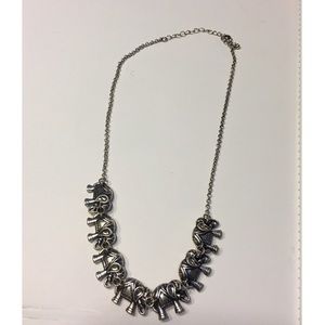 Lucky brand elephant statement necklace